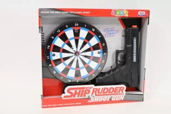 Zestaw pistolet laserowy z tarczą - Leantoys