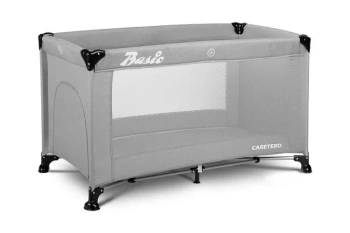 Łóżeczko turystyczne Basic szare - Caretero