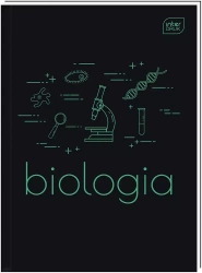 Brulion tematyczny BIOLOGIA A5 80k zeszyt TWARDA OKŁADKA ze ściągą - Interdruk