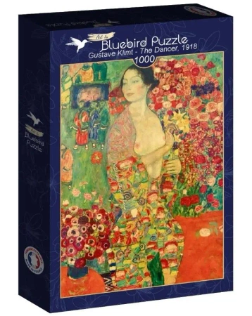 Puzzle 1000 Tancerka, Gustave Klimt - Bluebird Puzzle