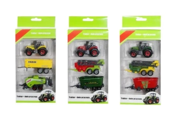 Traktor z dwoma przyczepami MIX - SWEDE