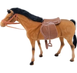 Koń flokowany brązowy - Trifox