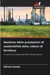 Gestione delle prestazioni di sostenibilità della catena di fornitura - Nwodo Obinna