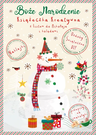 Książeczka kreatywna Bałwanek z ozdobami BN - praca zbiorowa