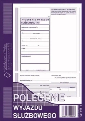 Polecenie wyjazdu służbowego 505-3 - Michalczyk i Prokop