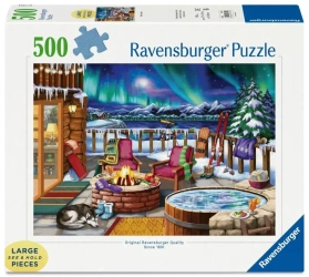 Puzzle 2D: Zorza polarna 500el - Ravensburger