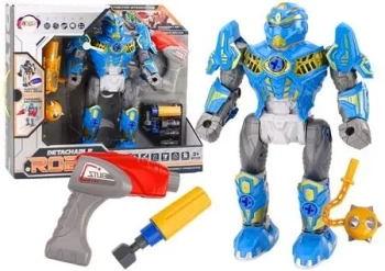 Robot do skręcania światła dźwięk niebieski - Leantoys