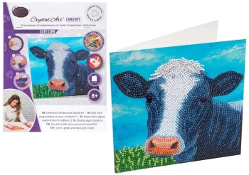 Diamentowa mozika Krowa 18x18cm - Pro Kids