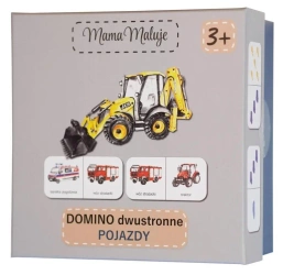 Domino dwustronne Pojazdy - Mama Maluje