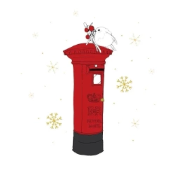 Karnet Swarovski kwadrat CL3210 Święta Skrzynka - Clear Creations