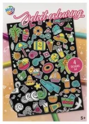 Kolorowanka A4 4 arkusze Velvet Bazgroły