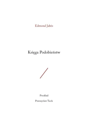 Księga Podobieństw - Edmond Jabes