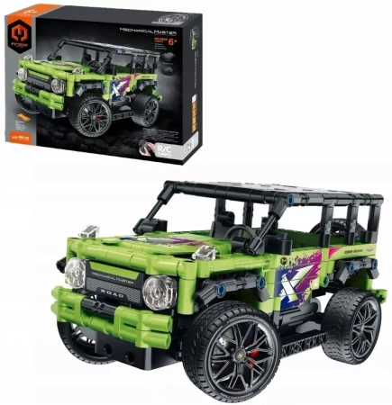 Klocki iM.Master RC auto terenowe lime 484 elementów