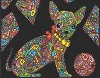 Kolorowanka Welwetowa Colorvelvet A4 Chihuahua - Stepp Sp.z.o.o