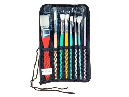 Zestaw pędzelków do malowania farbami - ADAR