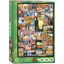 Puzzle 1000 Travel Around the World 6000-0755 - Eurographics