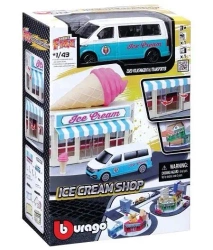 Str. Fire Bburago City Ice Cream Shop 1:43 BBURAGO - BBurago