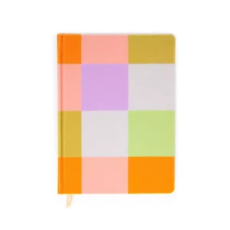 Notatnik aksamitny Jumbo Journal Velvet Check - Designworks Ink