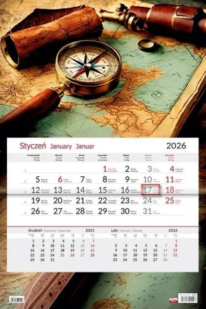 Kalendarz 2026 jednodzielny Kompas - Sapt