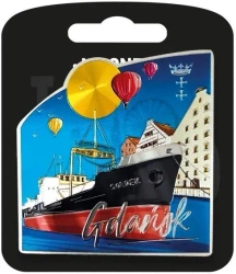 Magnes I love Poland Gdańsk ILP-MAG-A-GD-32 - Pan Dragon