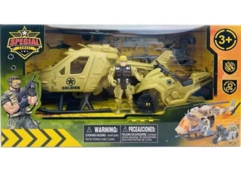 Zestaw militarny ze śmigłowcem - Merkpol