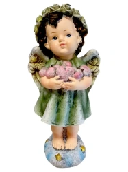 Figurka Aniołek serduszka 16cm - Art Sacrum