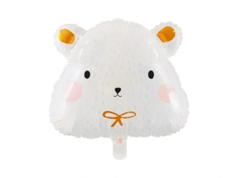 Balon foliowy Miś polarny 51x45cm - PartyDeco