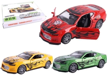 Samochód metalowy 1:32 napęd Sport No.2 mix - Pro Kids