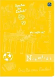 Zeszyt A5/60K kratka Hybrid J. Niemiecki (10szt) - INTERDRUK
