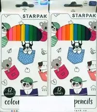 Kredki ołówkowe 12 kolorów 12 sztuk