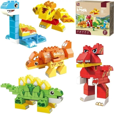 Klocki dinozaury 133el - Trifox