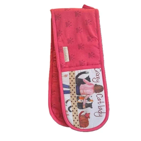 Rękawice kuchenne GLV30 Crazy Cat Lady Kociara - Alex Clark