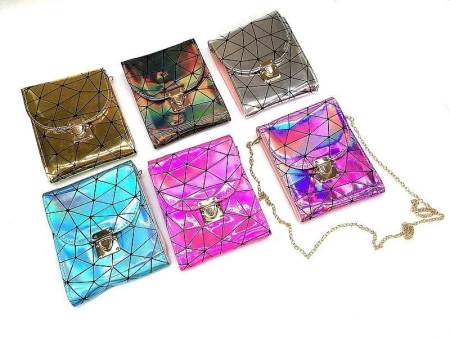 Torebka neonowa z łańcuszkiem MIX - ADAR