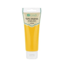 Farba akrylowa ciemnożółta 120ml - Dalprint dpCraft