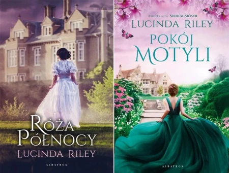 Lucinda Riley Pokój motyli+ Róża północy PAKIET - Riley Lucinda