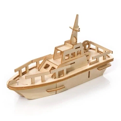 Puzzle Drewniane 3D Jacht - Nice Idea