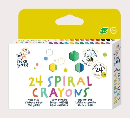 Kredki spiralne - 24 kolorów - Avenir