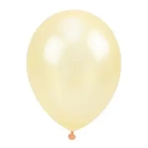 Balony metalizowane kremowe 30cm 100szt - Arpex