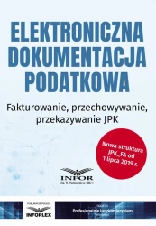 eBook Elektroniczna dokumentacja podatkowa - Praca zbiorowa