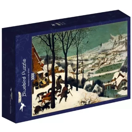 Puzzle 3000 Myśliwi na śniegu, Piotr Brueghel - Bluebird Puzzle