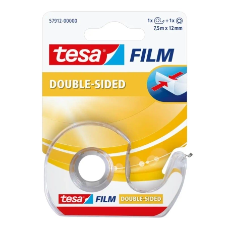 Taśma biurowa Tesafilm dwustronna 7,5m x12mm - TESA