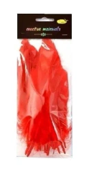 Piórka twarde czerwone 10szt - Galeria Hobby