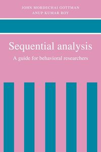 Sequential Analysis - Gottman John M.