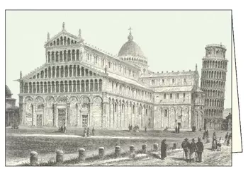 Karnet z kopertą ITW 010 Pisa Piazza Miracoli - Rossi