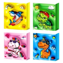 Torebka prezentowa L Zwierzaki mix