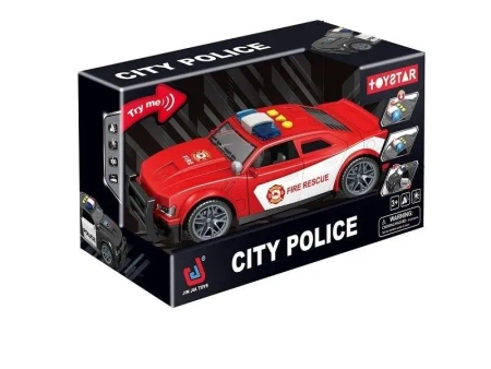 Policja 23cm czerwona ze światłem i dźwiękiem - Icom