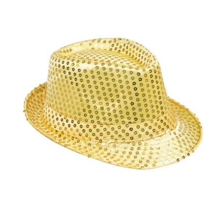 Kapelusz cekiny złoty - Arpex