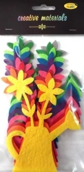 Kwiat w konewce z filcu 9,5x12cm 9szt - Galeria Hobby