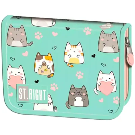 Piórnik 2 komorowy bez wyposażenia Charming Cats - ST-Majewski