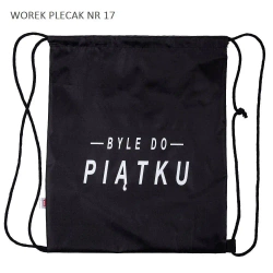 Worek plecak Byle do piątku - Pajacyk